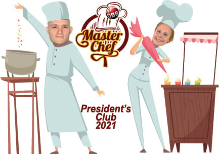 January Master Chefs Matt and Alison