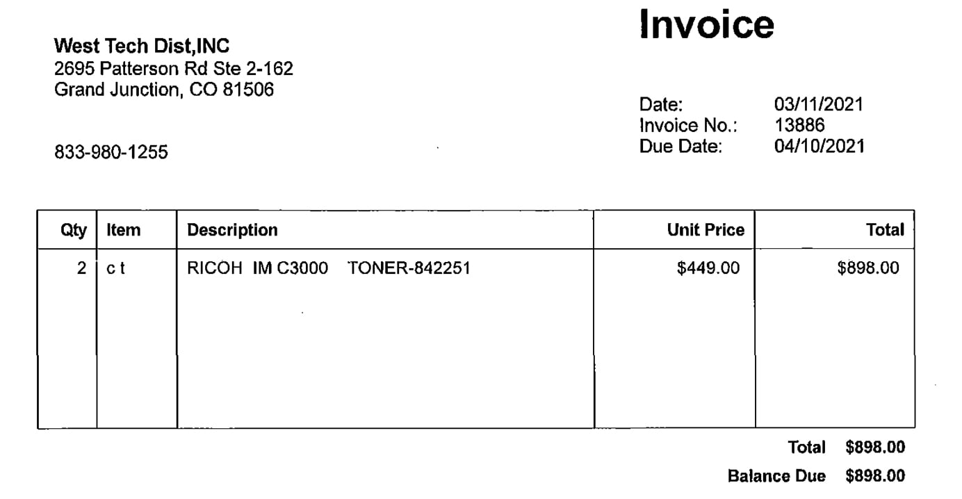 Toner_Invoice