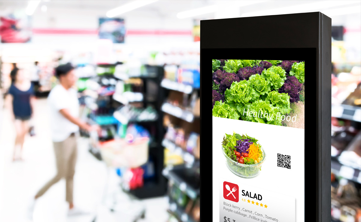 Why Advertising in Supermarkets is Switching to Digital Signage